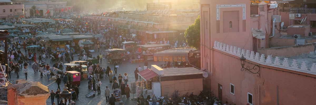 Marrakesh biggest market