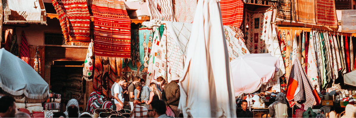rug market in marrakesh