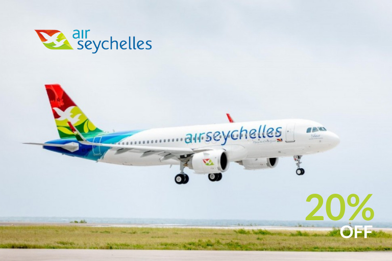 Air Seychelles: Mumbai 20% OFF