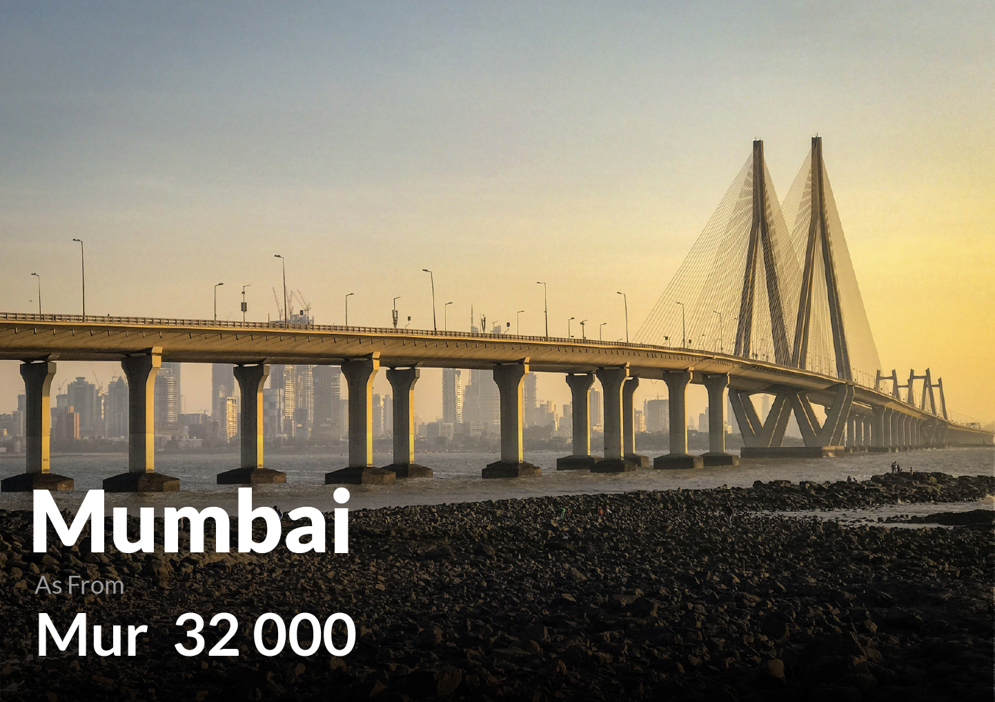 Mumbai. The fare is shown in the picture.